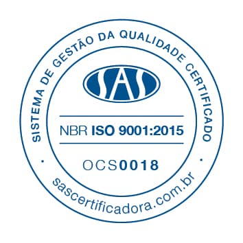 Sello SAS — Sistema de Gestión de la Calidad Certificado, NBR ISO 9001:2015